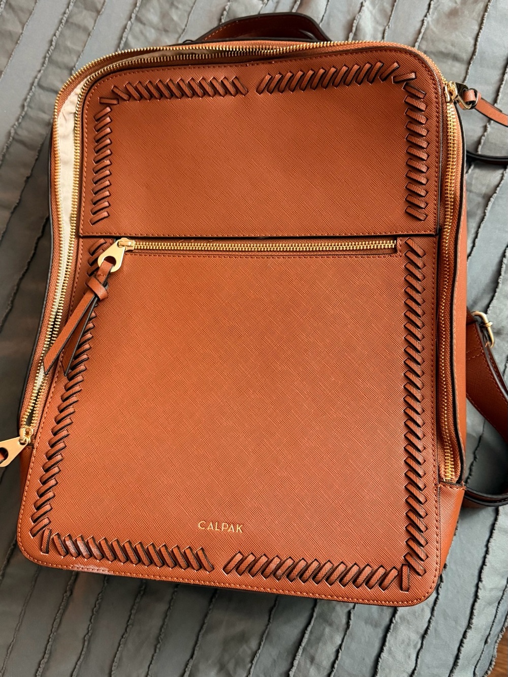 NWOT CALPAK Kaya 15” Laptop Backpack – Ginger Brown